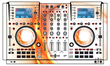 Numark NV Skin Orange Swirl